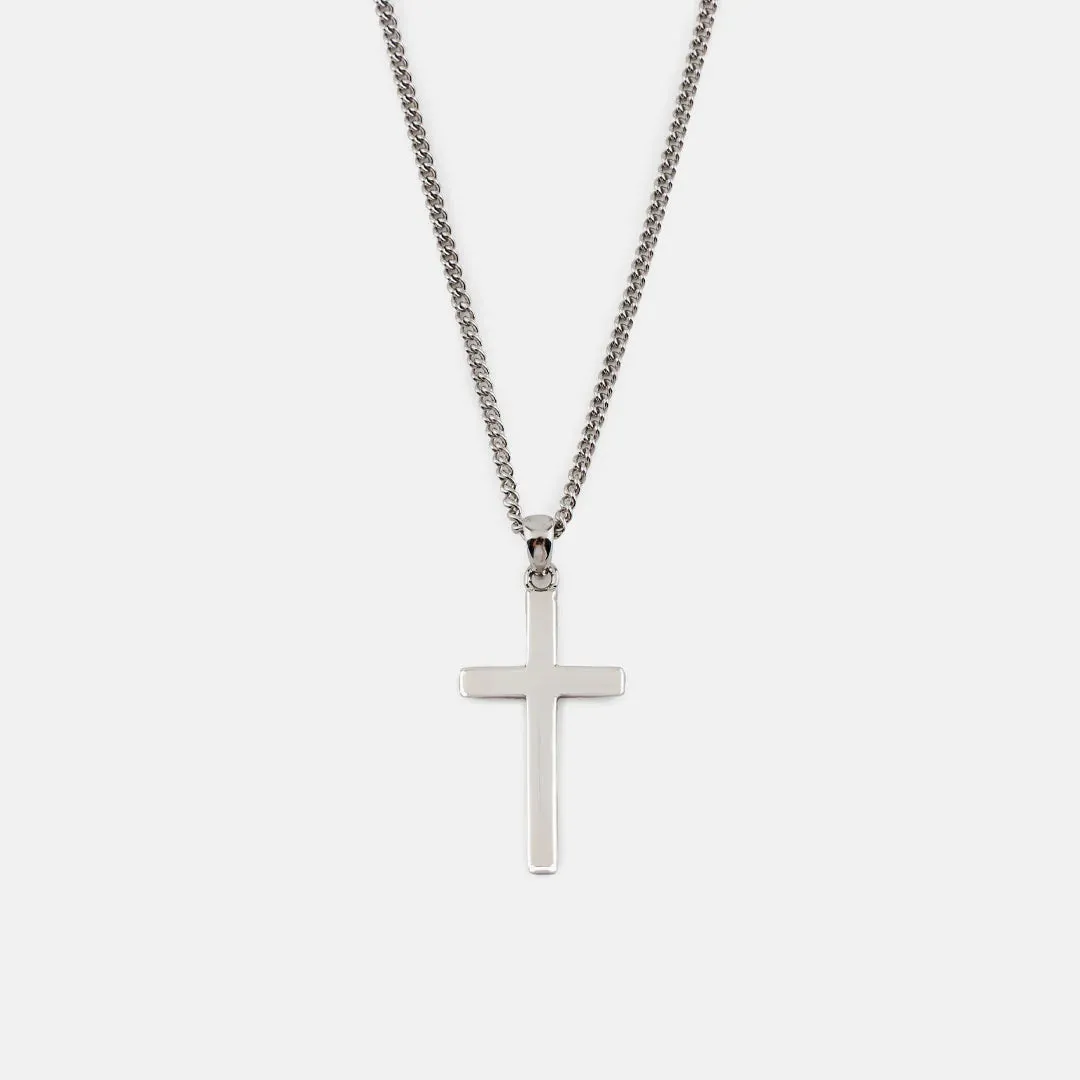 Cross Necklace | silver