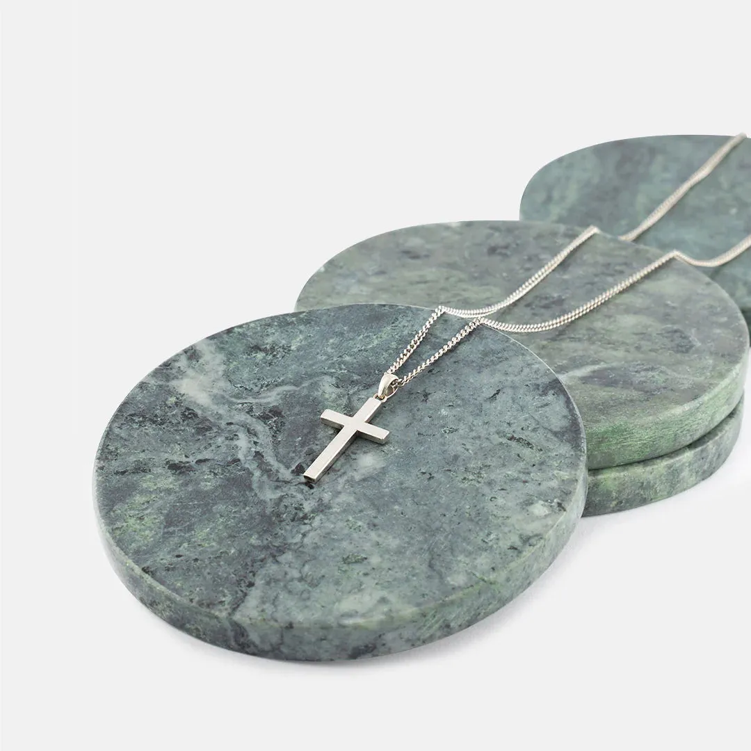 Cross Necklace | silver