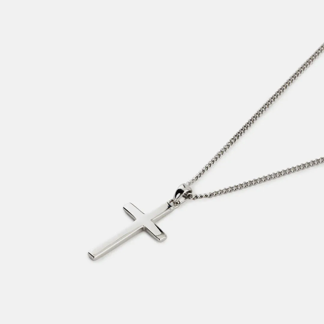 Cross Necklace | silver