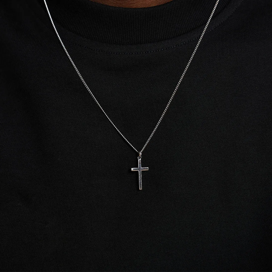 Cross Necklace | silver