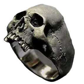 Crypt- the Gothic Skull Ring 2 Colors