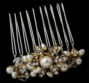 Crystal & Pearls Bridal Hair Comb