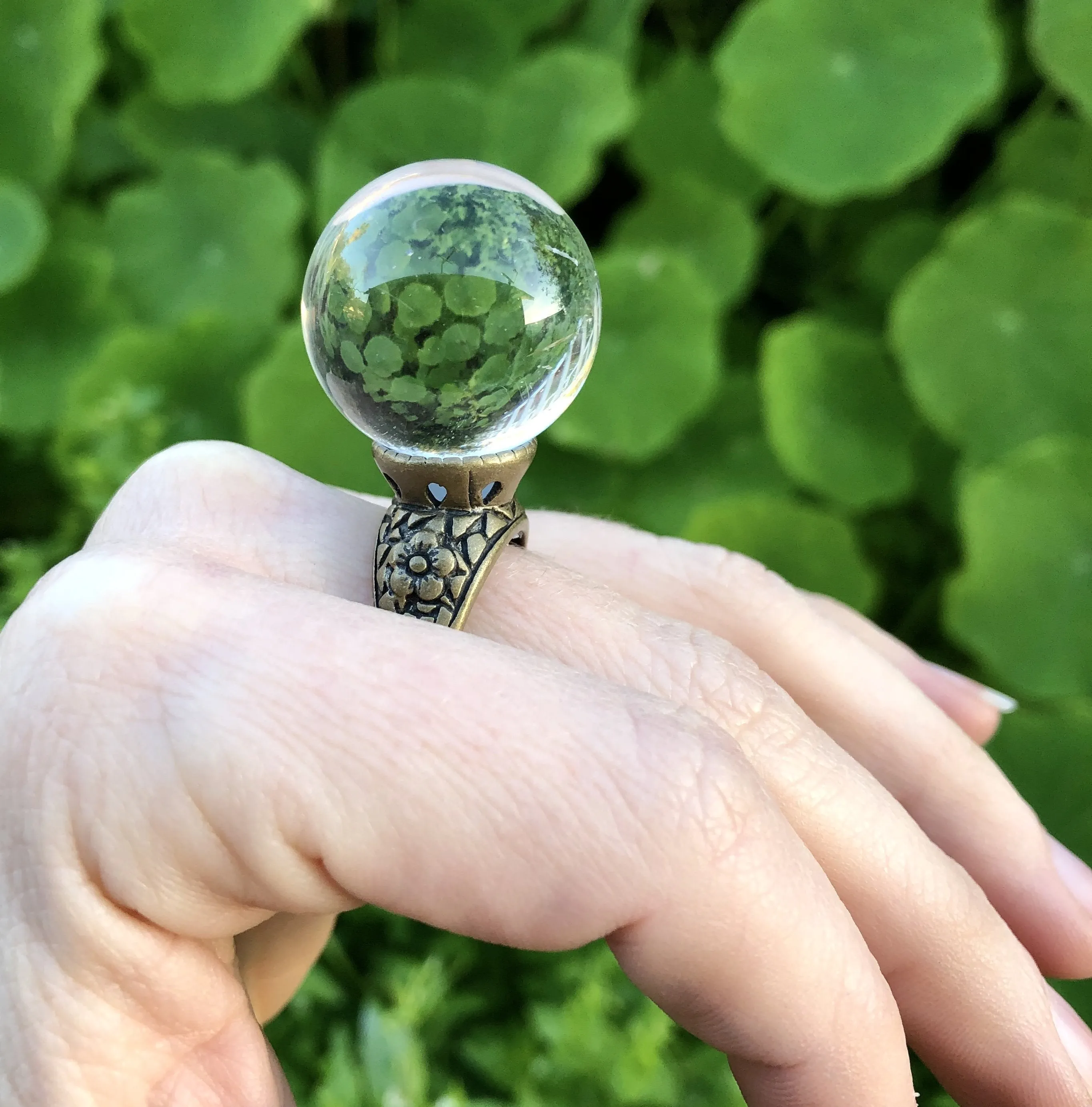 Crystal Ball Ring