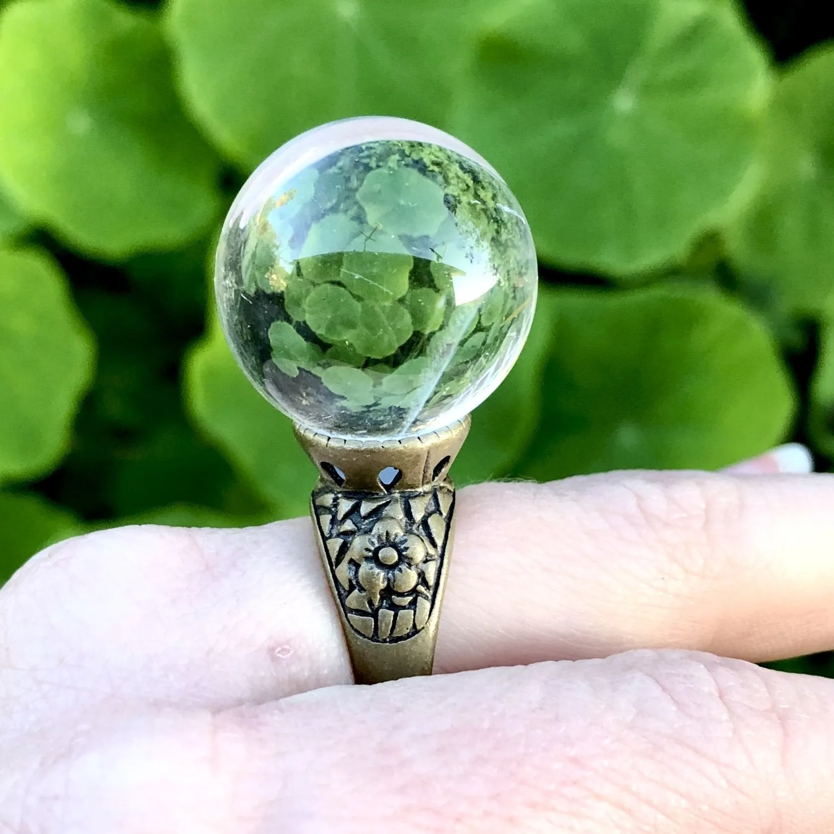 Crystal Ball Ring