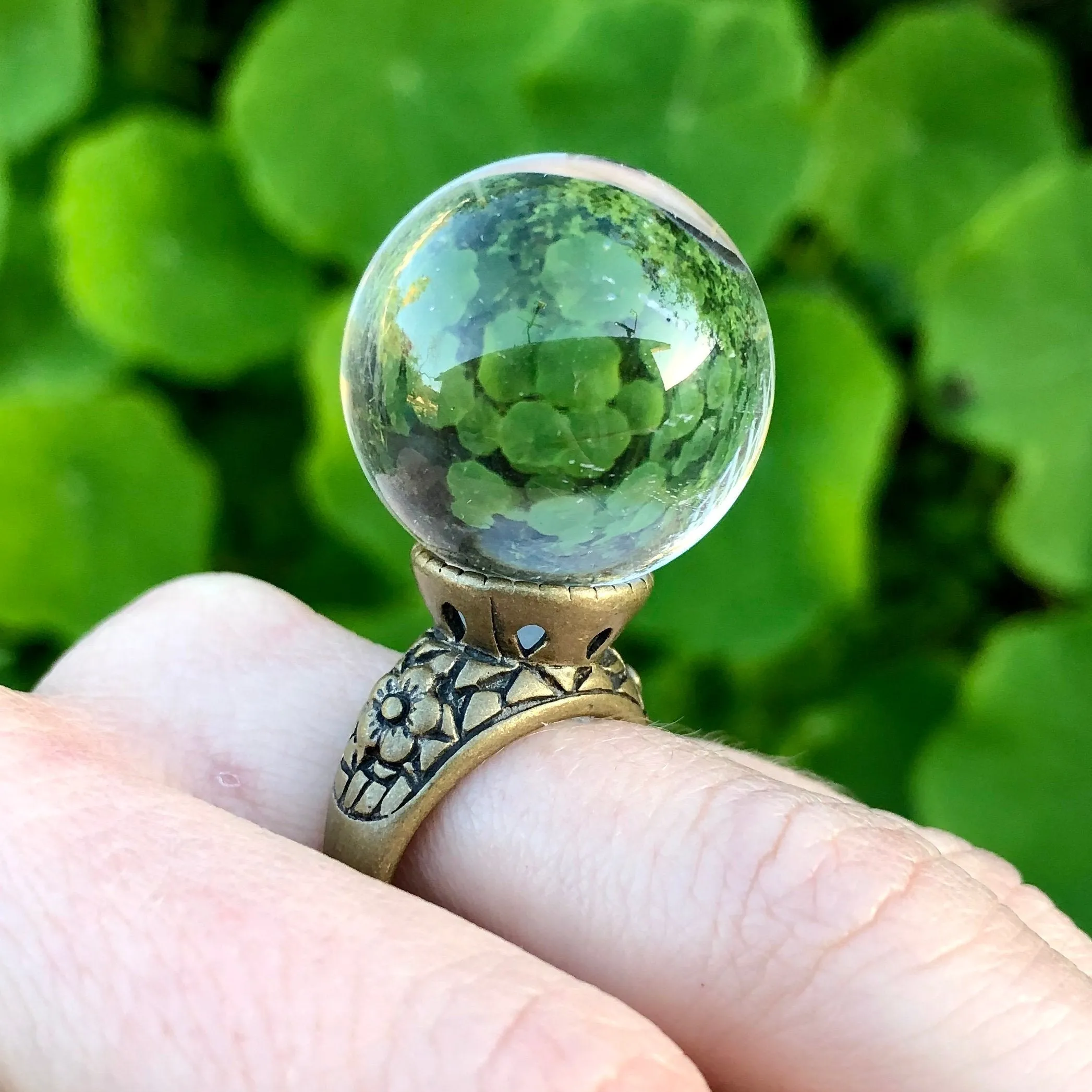 Crystal Ball Ring