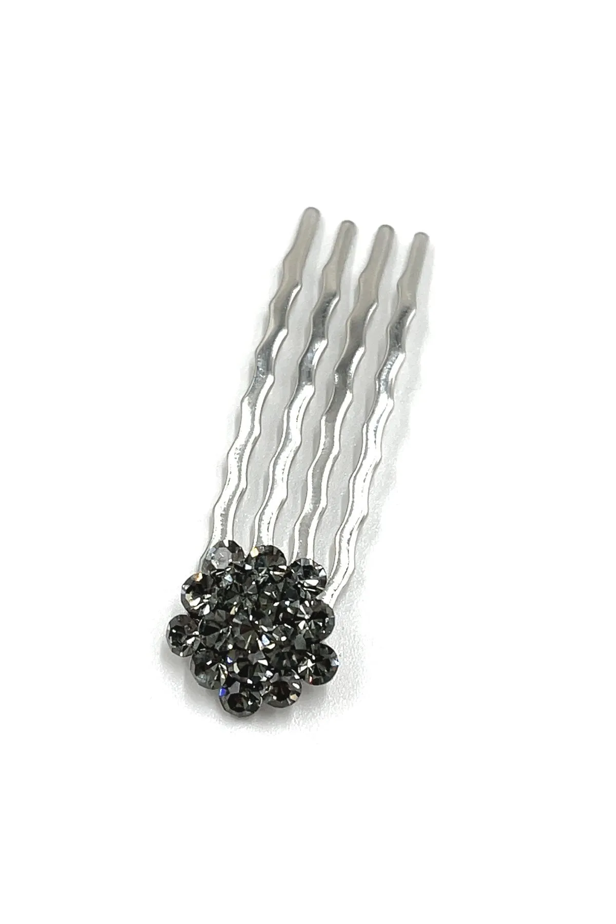 Crystal Cluster Mini Hair Comb 10-Piece Set