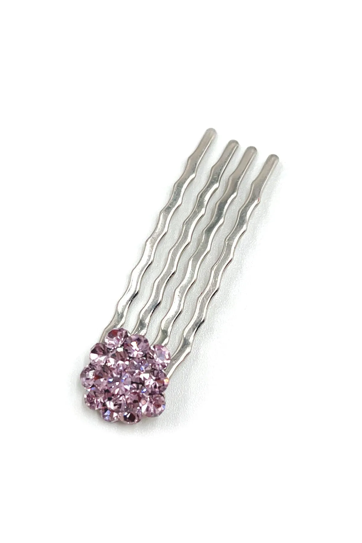 Crystal Cluster Mini Hair Comb 10-Piece Set