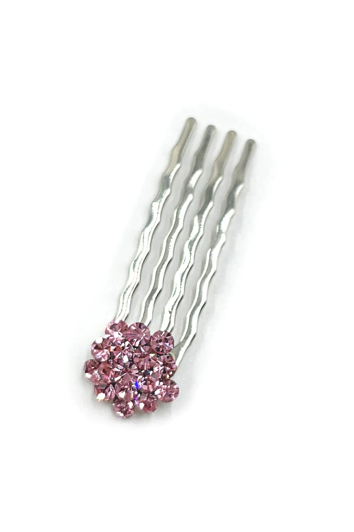 Crystal Cluster Mini Hair Comb 10-Piece Set