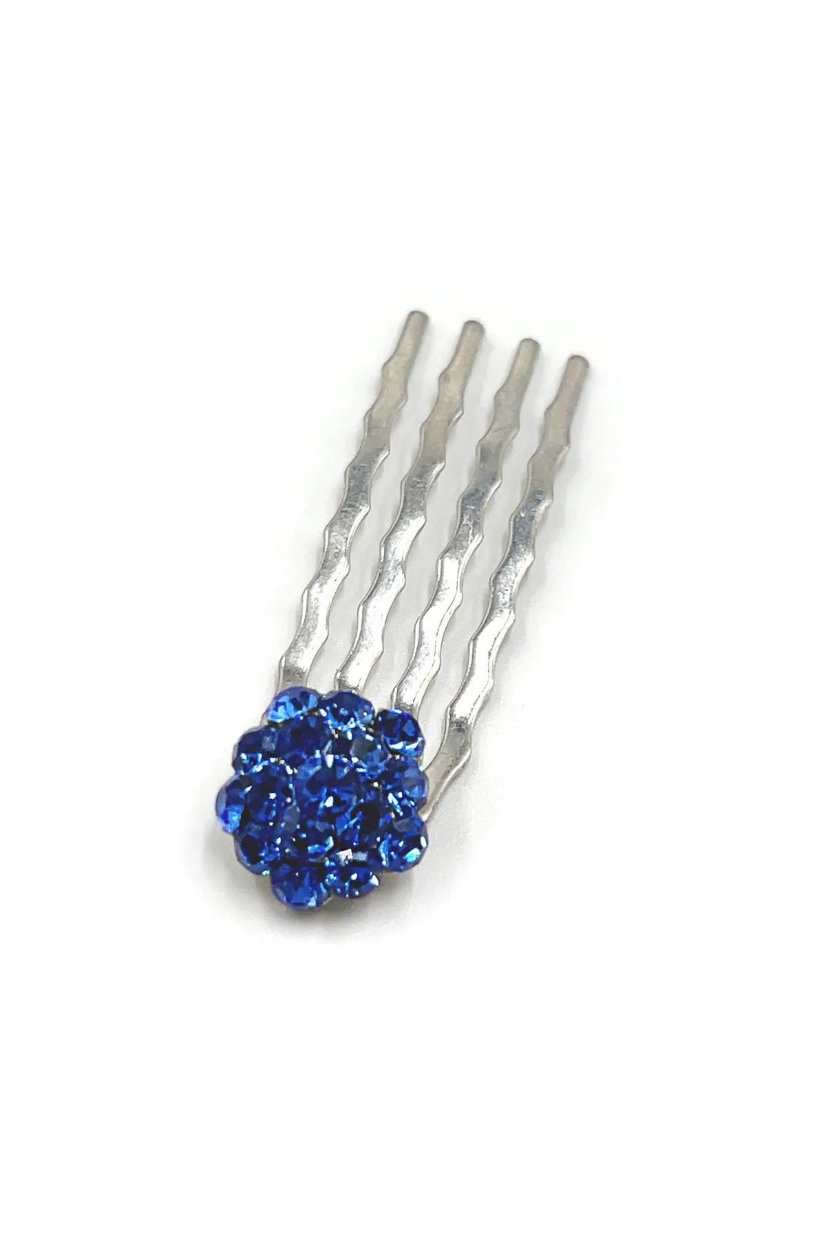 Crystal Cluster Mini Hair Comb 10-Piece Set