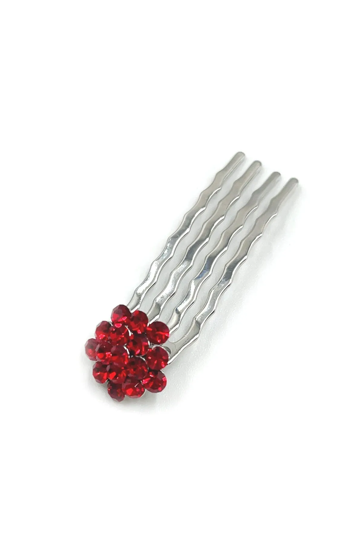 Crystal Cluster Mini Hair Comb 10-Piece Set