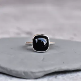 Cushion Conquer - Black Onyx Ring