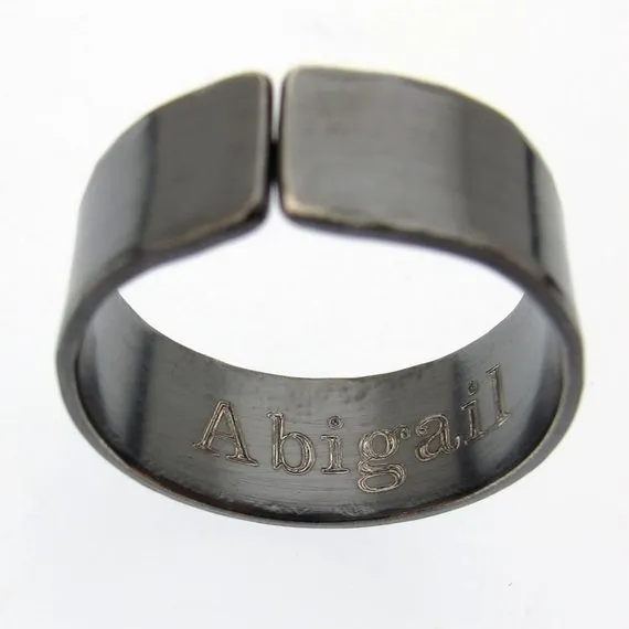 Custom Viking Ring - Elder Futhark Runes Ring