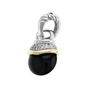 David Yurman Black Onyx Acorn Pendant