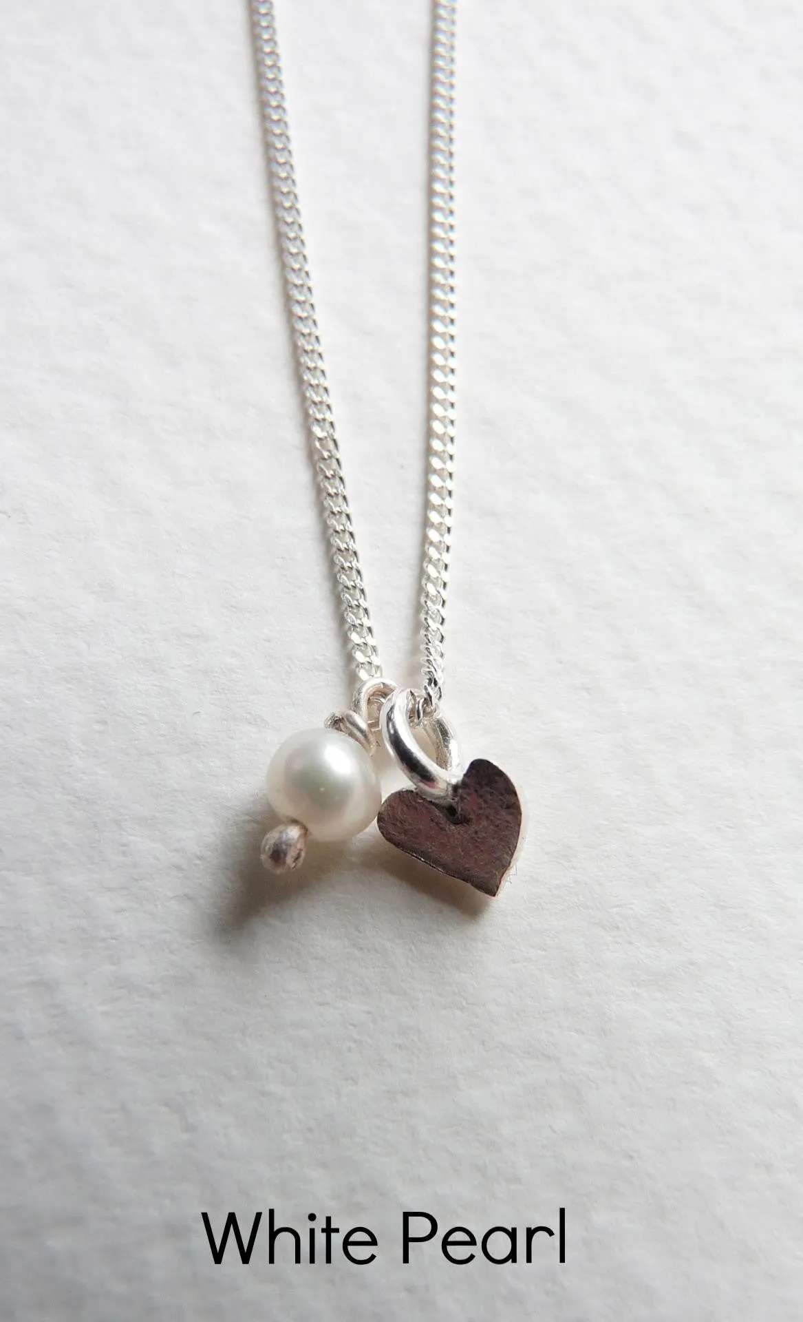 Delicate Silver Heart Necklace