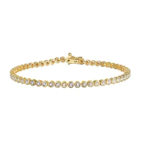 Diamond 14kt Gold Tennis Bracelet