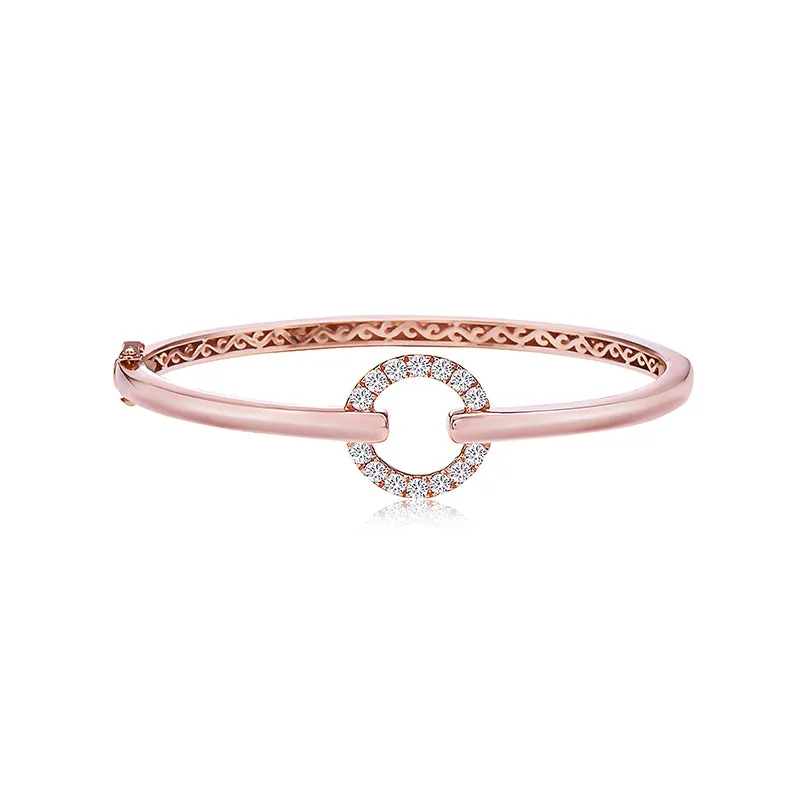 Diamond Circle Stacking Bracelet