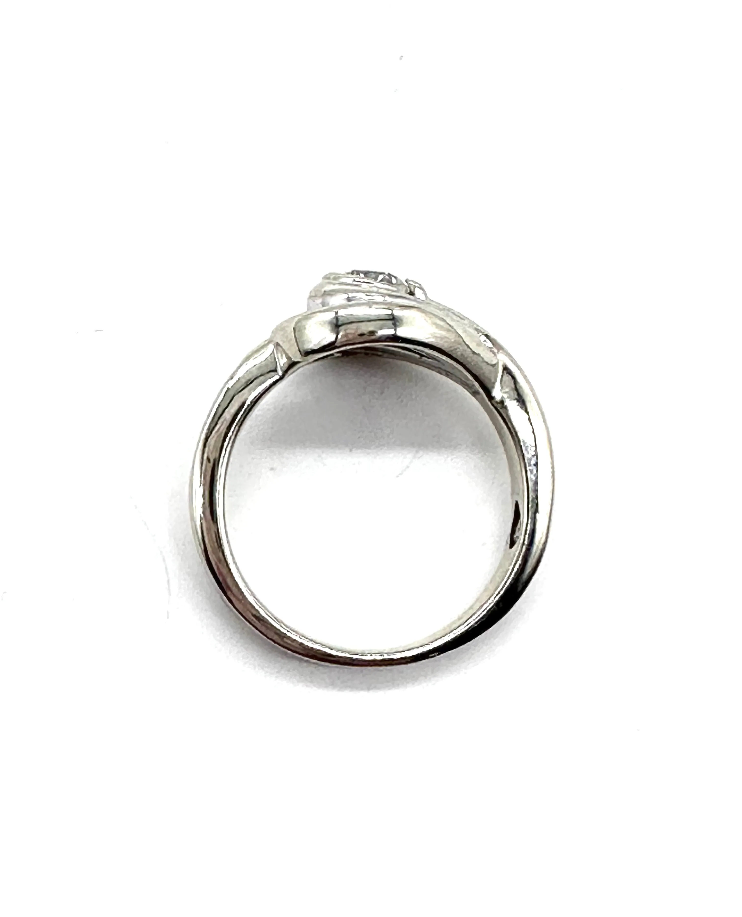 Double Loop Diamond Ring