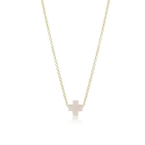 Enewton 16" Necklace Gold-Signature Cross