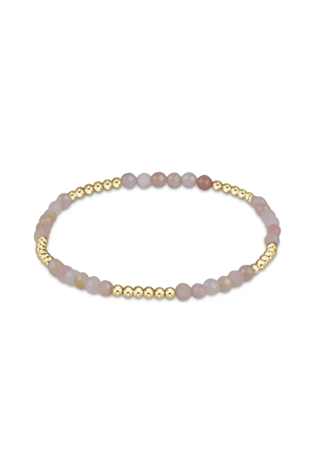 Enewton Blissful Pattern 2.5mm Bead Bracelet - Pink Opal