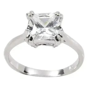 Exquisite 1.08 Carat Princess Cut Diamond Engagement Ring