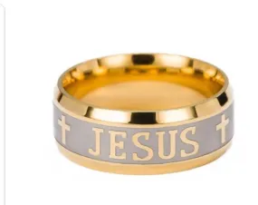 Fashion Gold Engraved Ring