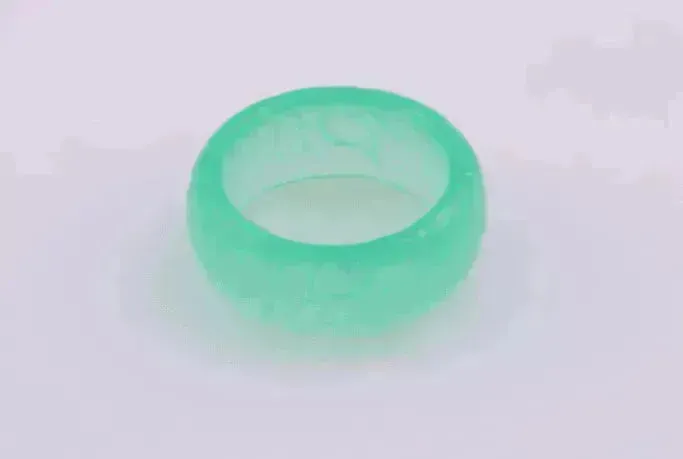 Fashionable Luminous Resin Ring