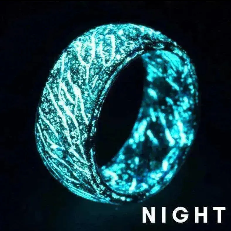 Fashionable Luminous Resin Ring