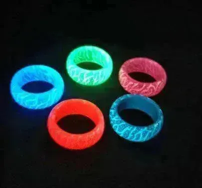 Fashionable Luminous Resin Ring