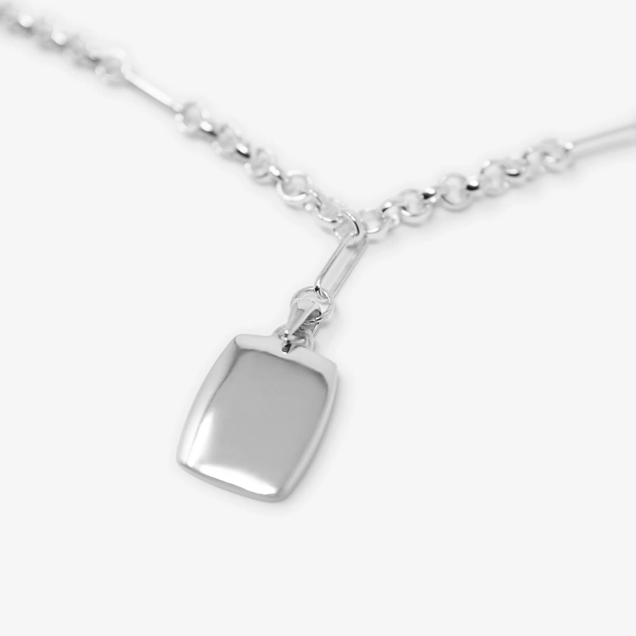 Figaro Pendant Necklace - Sterling Silver