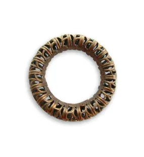 Filigree Ring- Vintaj Natural Brass- 24mm