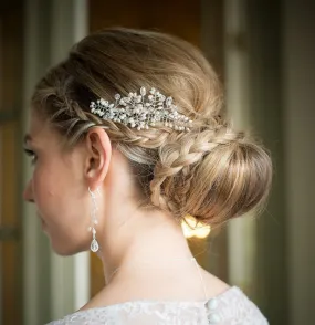 Flora Pearl and Crystal Bridal Hair Comb