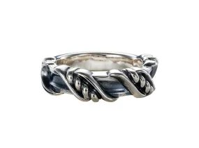 Floral Snake Ring : Narrow Ring