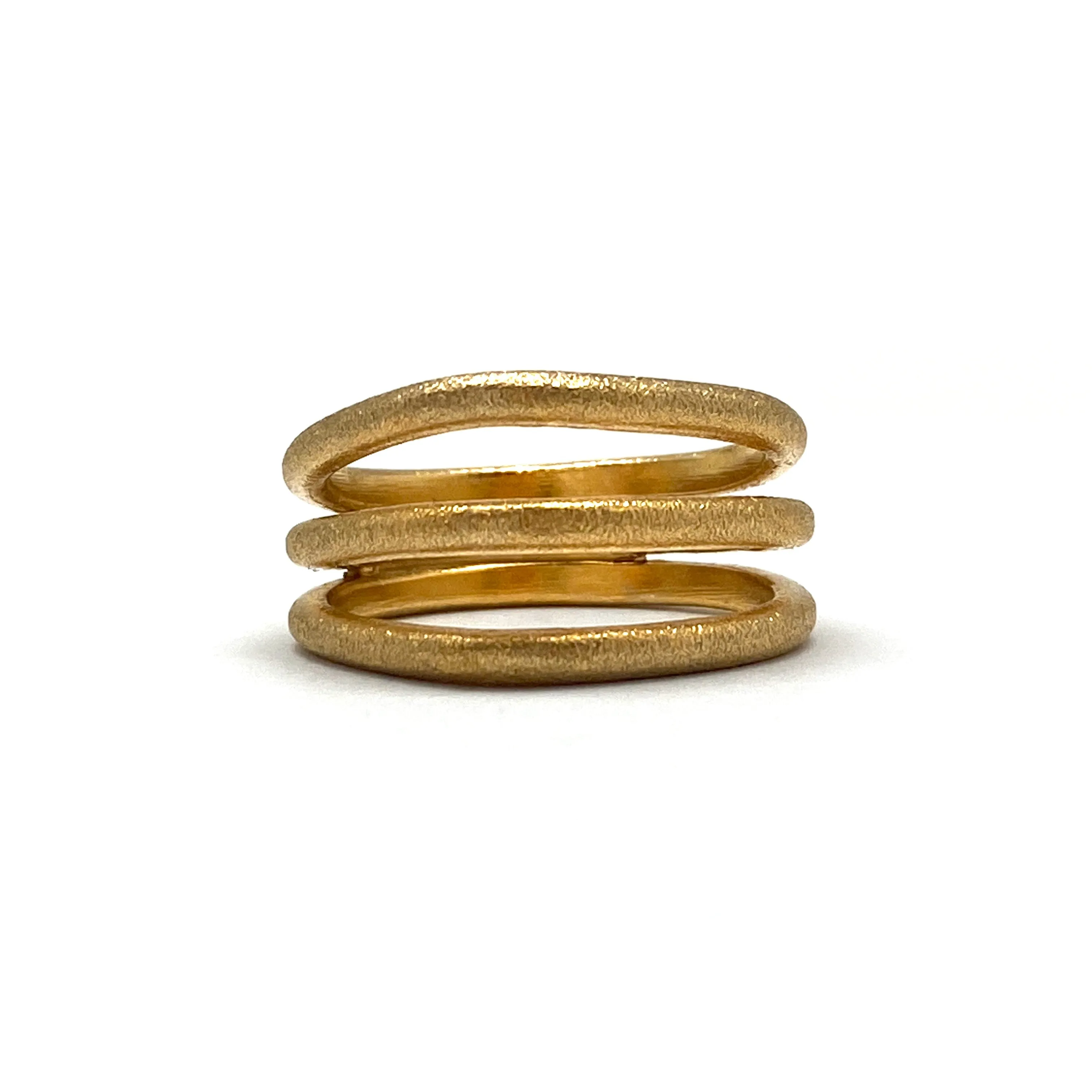 Frosted Gold Ring