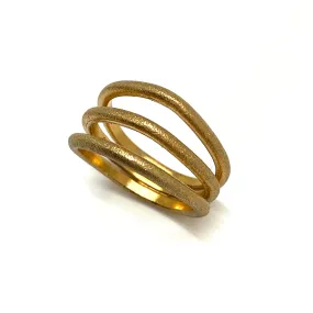 Frosted Gold Ring