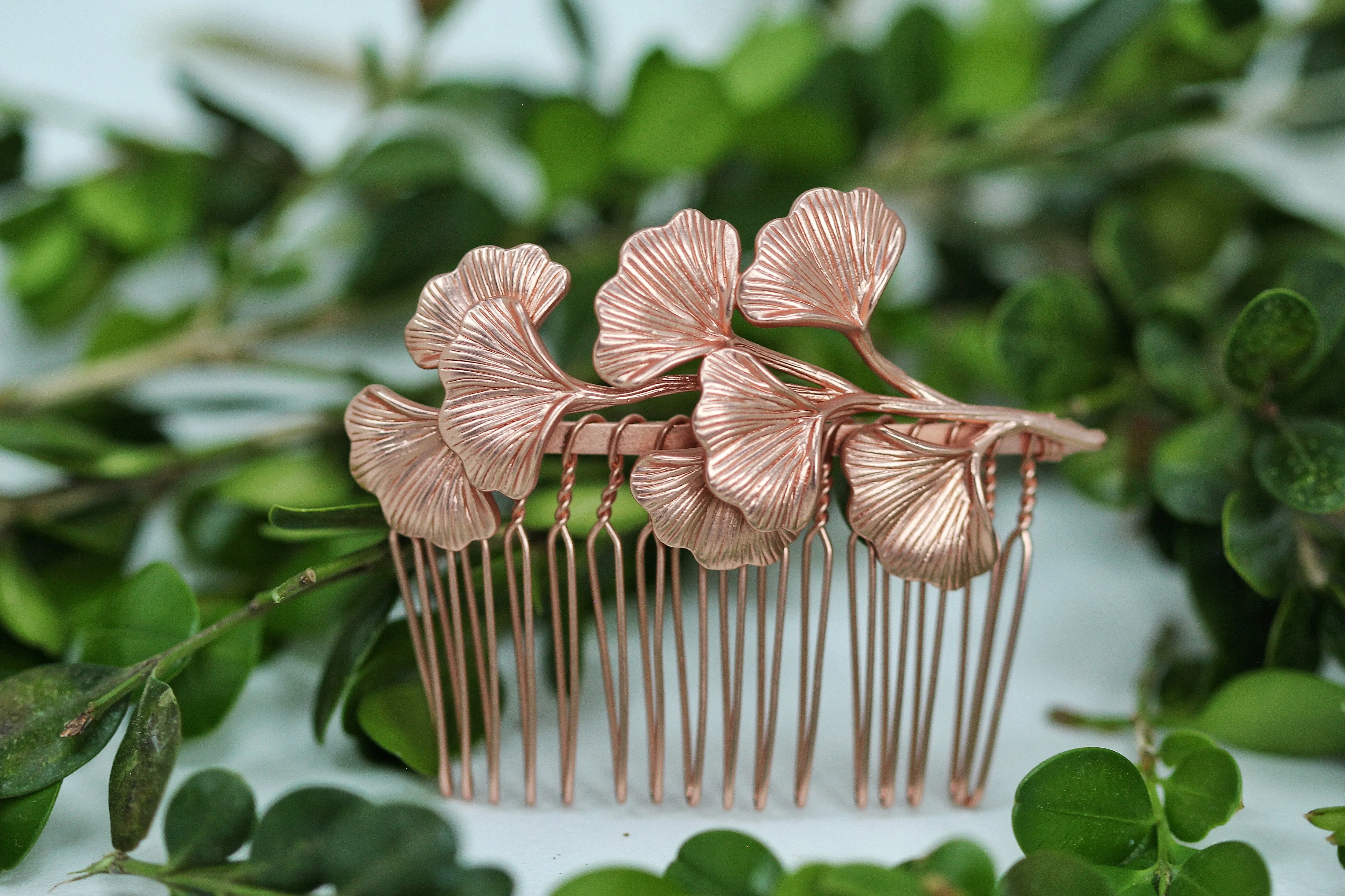 Ginkgo Hair Comb