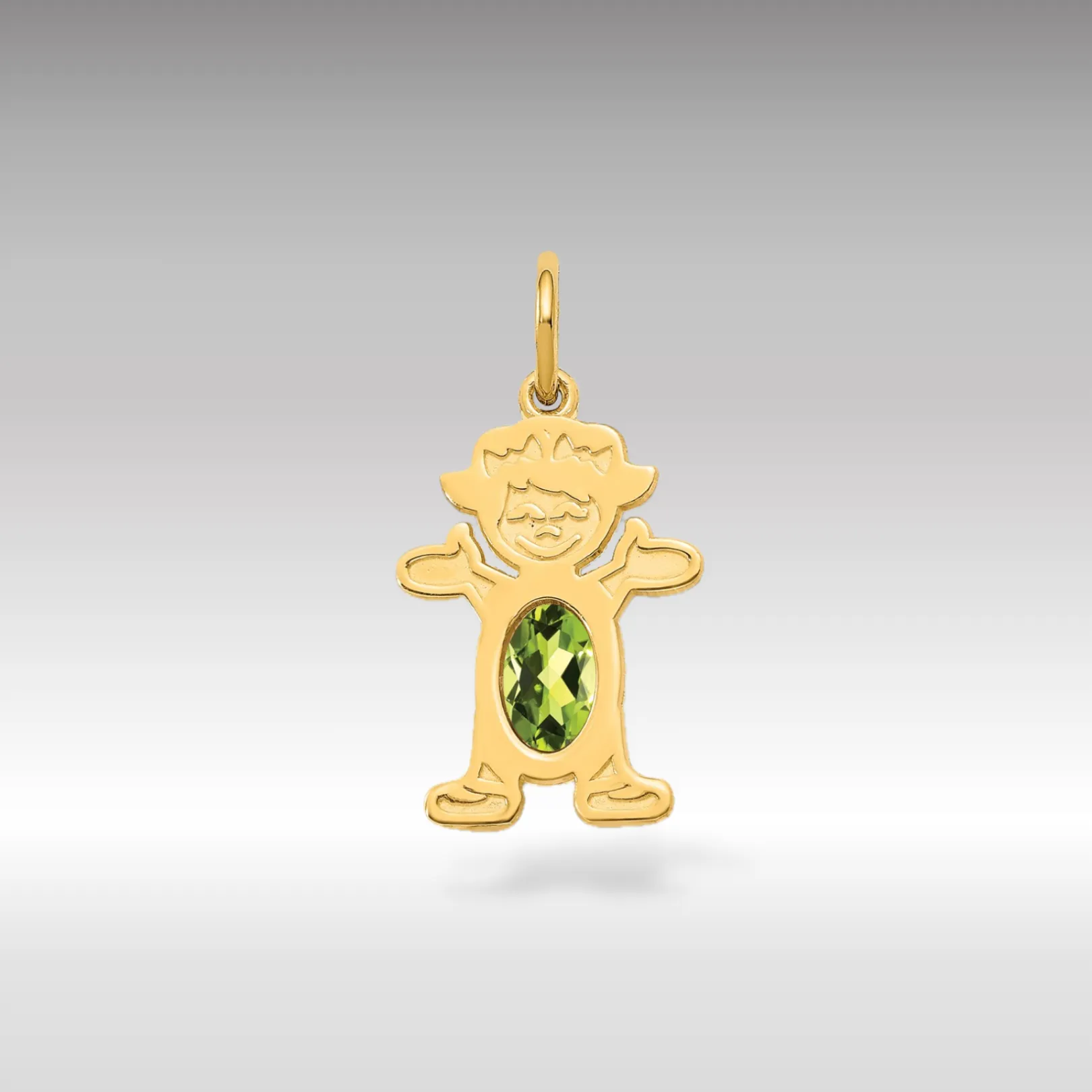 Girl August Birthstone Peridot Pendant