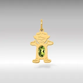 Girl August Birthstone Peridot Pendant