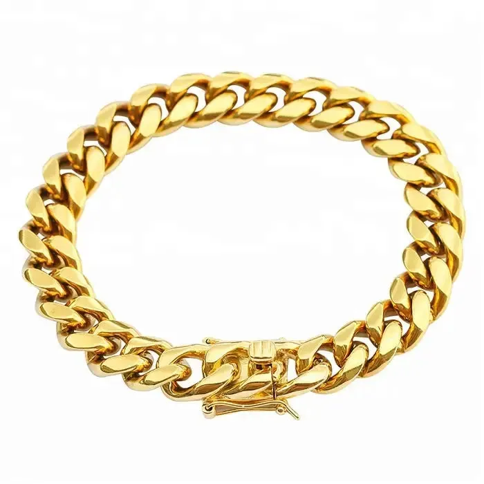 Glams Chain Link Stainless Steel Bracelet