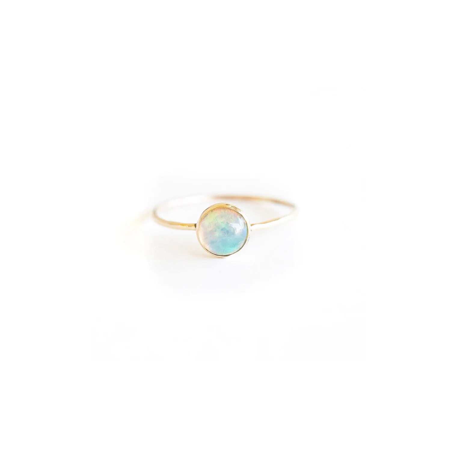 Gold Filled Natural Opal Ring