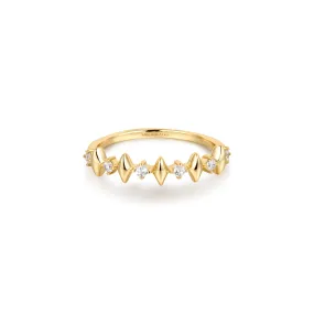 Gold Multi Sparkle Ring