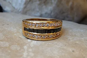 Gold Onyx Ring