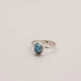 Golden Hill Turquoise Sterling Silver Ring- Size 5