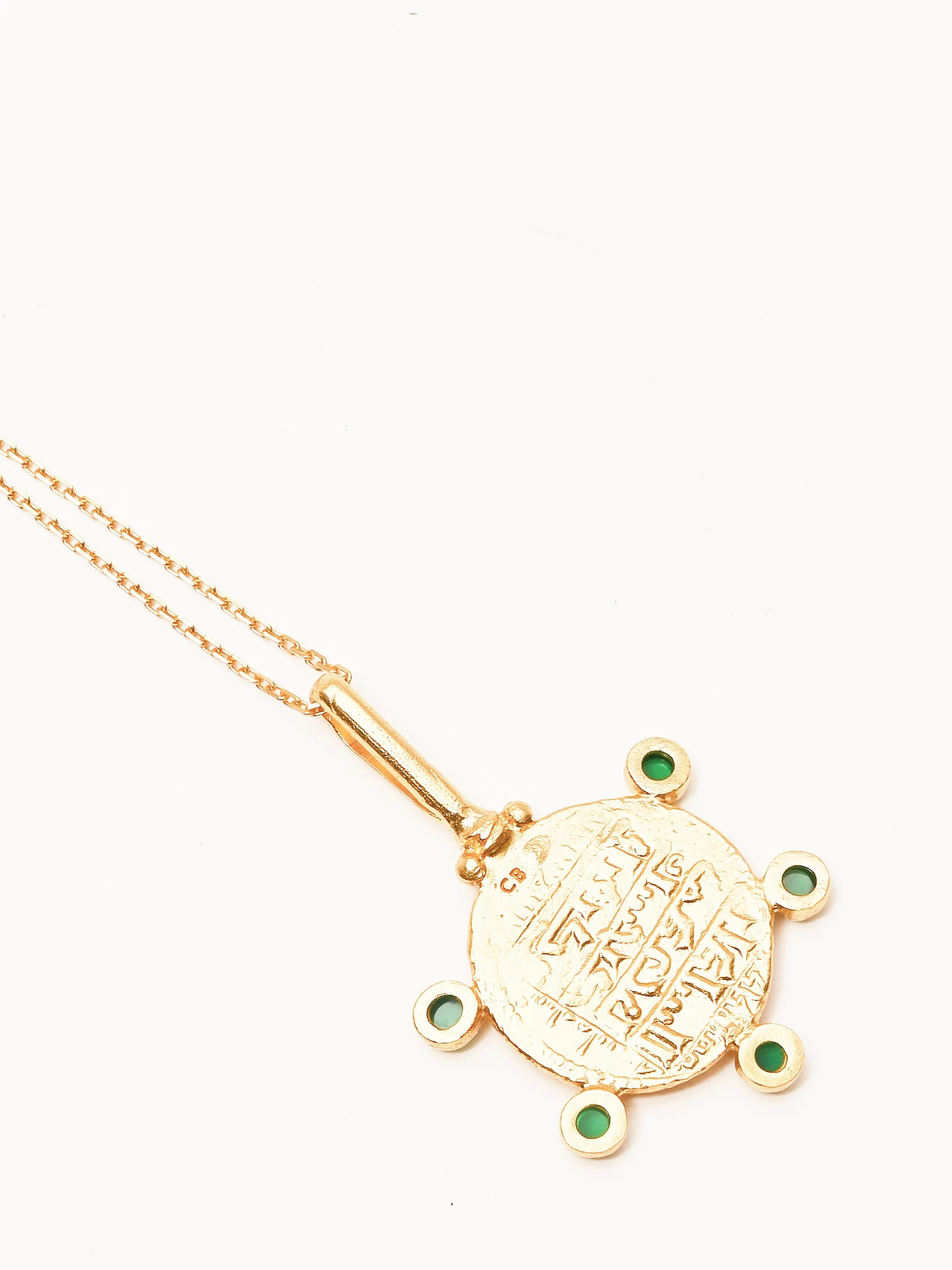 Green Onyx Jahangir Pendant