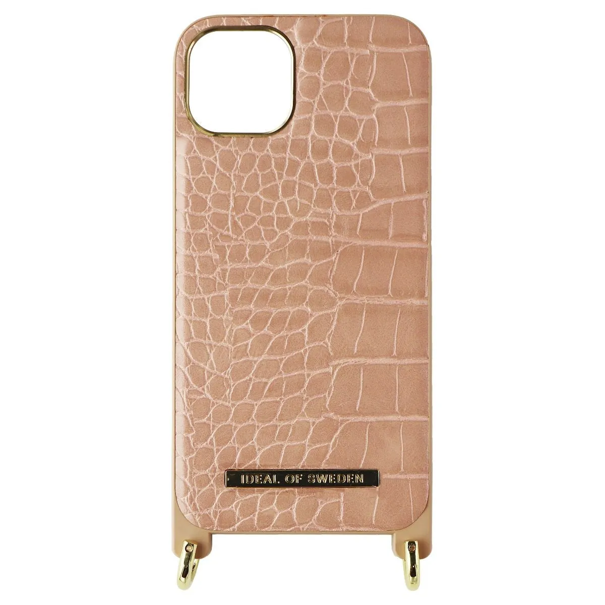 iDeal of Sweden Atelier Necklace Case for iPhone 13 - Misty Rose Croco