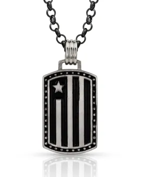 Independence Day Flag Necklace