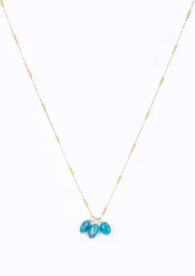 Island Necklace Apatite Stones