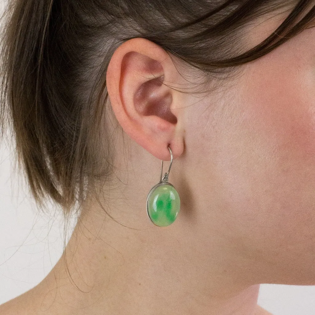 Jadeite Drop Earrings