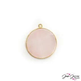 JJB Signature Stone Pendant in Kiss From A Rose