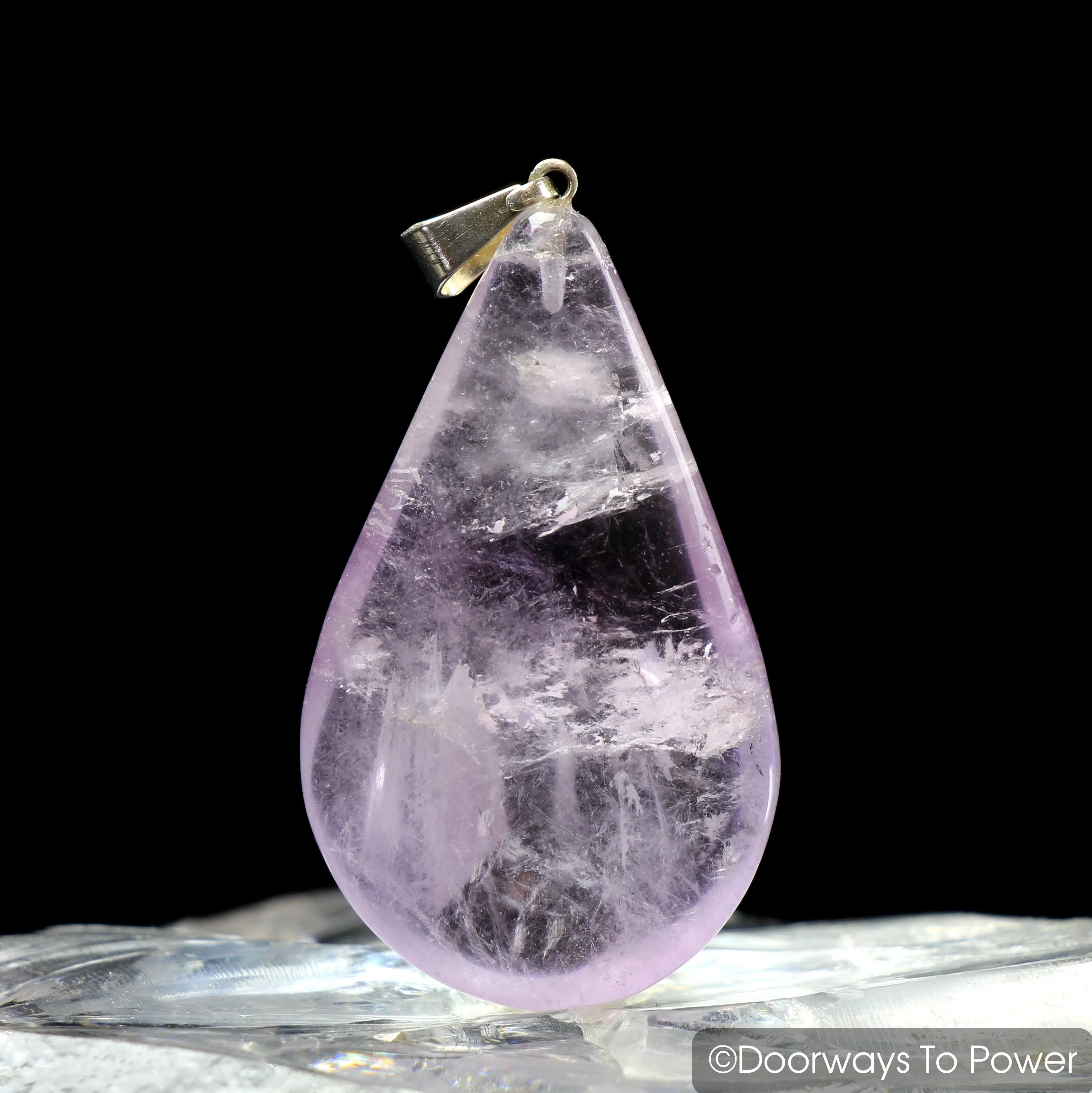 John of God Blessed Casa Crystal Pendant Amethyst