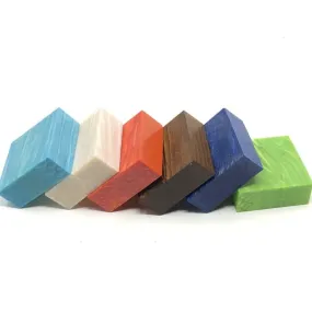 JUMA- Ring Blanks-  1/2" x 1.5" x 1.5"- 8 Color Options